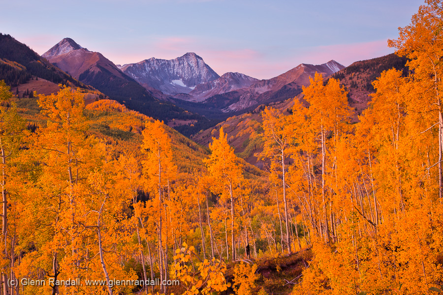 Twilight Glow Over Capitol Peak